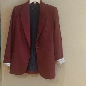 Zara maroon blazer